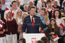 Wieczór wyborczy Rafała Trzaskowskiego
