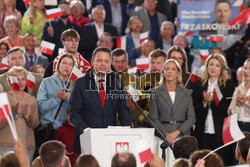 Wieczór wyborczy Rafała Trzaskowskiego