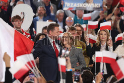 Wieczór wyborczy Rafała Trzaskowskiego