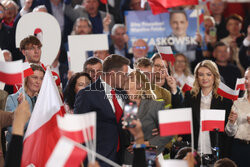 Wieczór wyborczy Rafała Trzaskowskiego