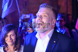 Wieczór wyborczy Adriana Zandberga