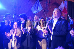 Wieczór wyborczy Adriana Zandberga