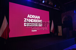 Wieczór wyborczy Adriana Zandberga