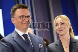 Wieczór wyborczy Szymona Hołowni