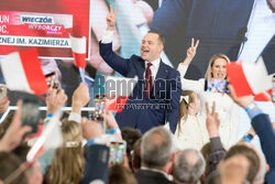 Wieczór wyborczy Karola Nawrockiego