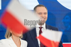 Wieczór wyborczy Karola Nawrockiego