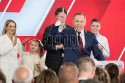 Wieczór wyborczy Karola Nawrockiego