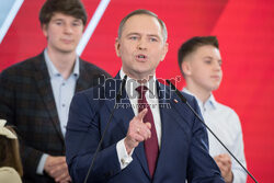 Wieczór wyborczy Karola Nawrockiego