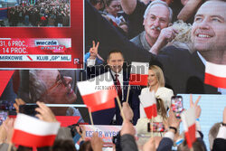 Wieczór wyborczy Karola Nawrockiego