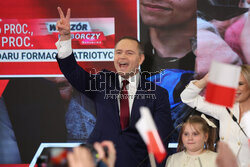 Wieczór wyborczy Karola Nawrockiego