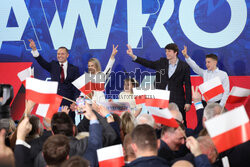 Wieczór wyborczy Karola Nawrockiego