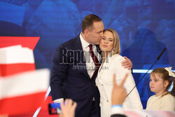 Wieczór wyborczy Karola Nawrockiego