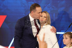 Wieczór wyborczy Karola Nawrockiego