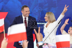 Wieczór wyborczy Karola Nawrockiego