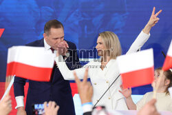 Wieczór wyborczy Karola Nawrockiego