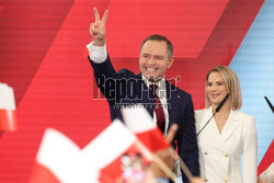 Wieczór wyborczy Karola Nawrockiego