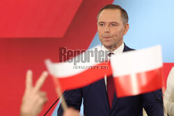 Wieczór wyborczy Karola Nawrockiego
