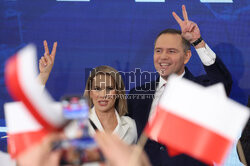 Wieczór wyborczy Karola Nawrockiego