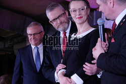 Wieczór wyborczy Grzegorza Brauna