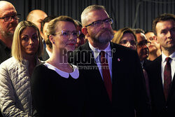 Wieczór wyborczy Grzegorza Brauna