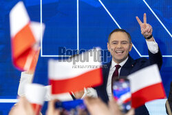 Wieczór wyborczy Karola Nawrockiego