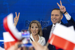 Wieczór wyborczy Karola Nawrockiego