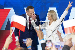 Wieczór wyborczy Karola Nawrockiego