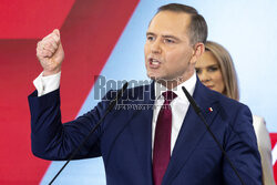 Wieczór wyborczy Karola Nawrockiego