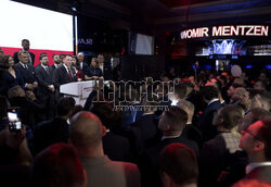 Wieczór wyborczy Sławomira Mentzena