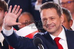 Wieczór wyborczy Rafała Trzaskowskiego