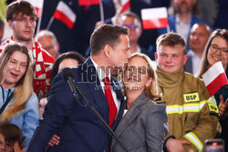 Wieczór wyborczy Rafała Trzaskowskiego