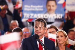 Wieczór wyborczy Rafała Trzaskowskiego