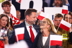 Wieczór wyborczy Rafała Trzaskowskiego