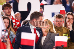Wieczór wyborczy Rafała Trzaskowskiego