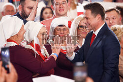 Wieczór wyborczy Rafała Trzaskowskiego