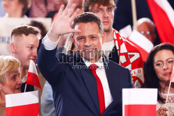 Wieczór wyborczy Rafała Trzaskowskiego
