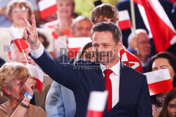 Wieczór wyborczy Rafała Trzaskowskiego