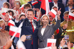 Wieczór wyborczy Rafała Trzaskowskiego