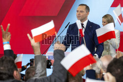 Wieczór wyborczy Karola Nawrockiego