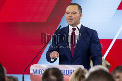 Wieczór wyborczy Karola Nawrockiego