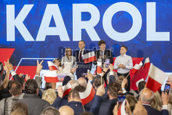 Wieczór wyborczy Karola Nawrockiego