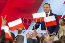 Wieczór wyborczy Karola Nawrockiego