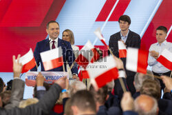 Wieczór wyborczy Karola Nawrockiego