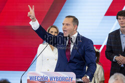 Wieczór wyborczy Karola Nawrockiego