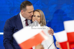 Wieczór wyborczy Karola Nawrockiego