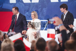 Wieczór wyborczy Karola Nawrockiego