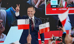 Wieczór wyborczy Karola Nawrockiego
