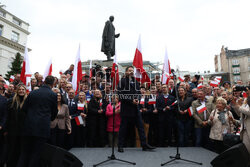 Konferencja Rafała Trzaskowskiego i Władyslawa Kosiniaka-Kamysza