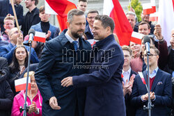 Konferencja Rafała Trzaskowskiego i Władyslawa Kosiniaka-Kamysza