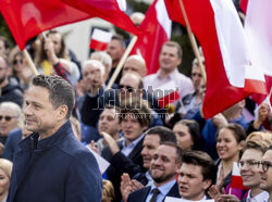 Konferencja Rafała Trzaskowskiego i Władyslawa Kosiniaka-Kamysza